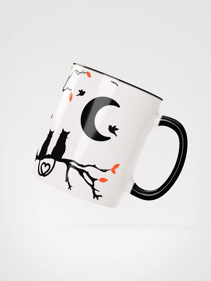 Whimsical Tree Branch Ceramic Mug with Color Inside product image (5)