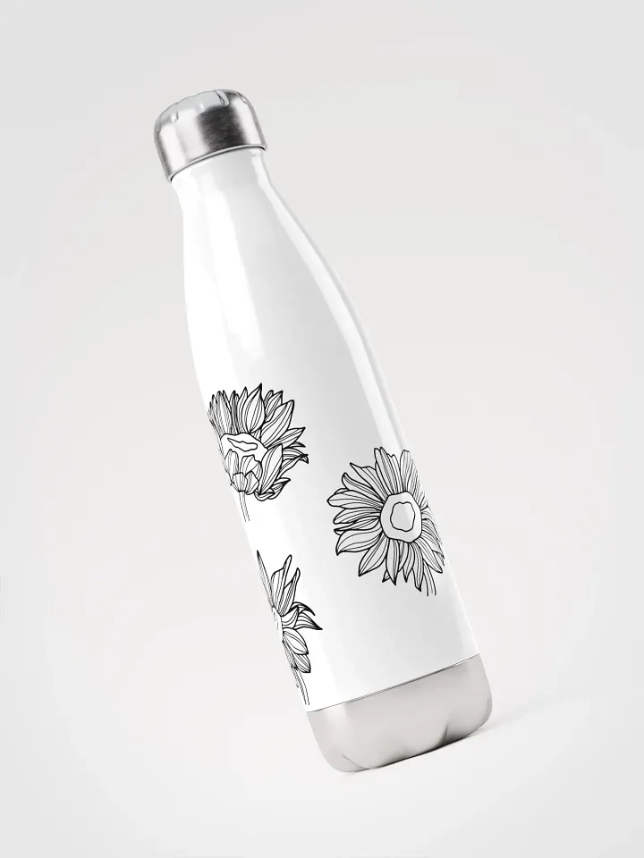 Flower Doodle Water Bottle product image (2)