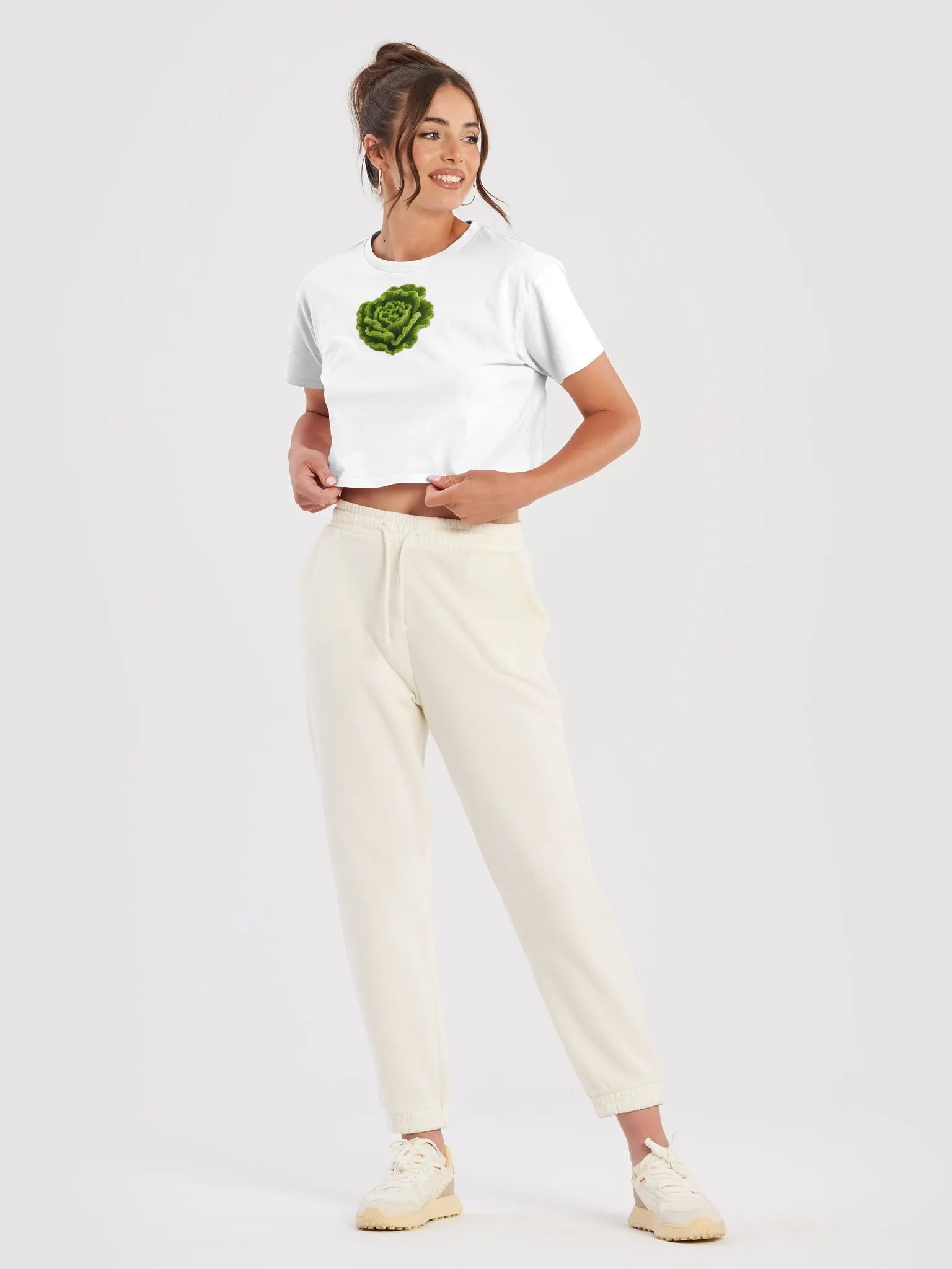 CozyAvocado Women's Premium Lettuce Crop Top #6 product image (5)