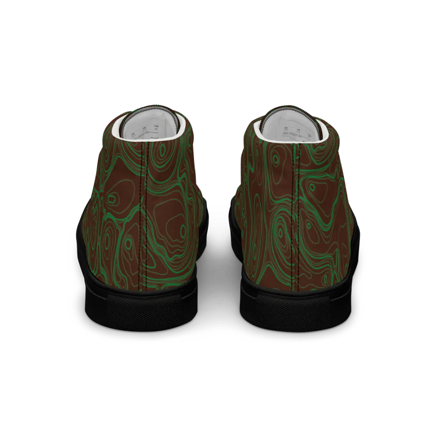 Organic Swirl Men's High Top Shoes product image (4)