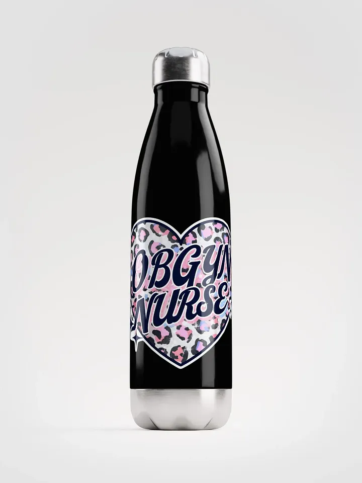 Leopard Love OBGYN Nurse Water Bottle product image (2)