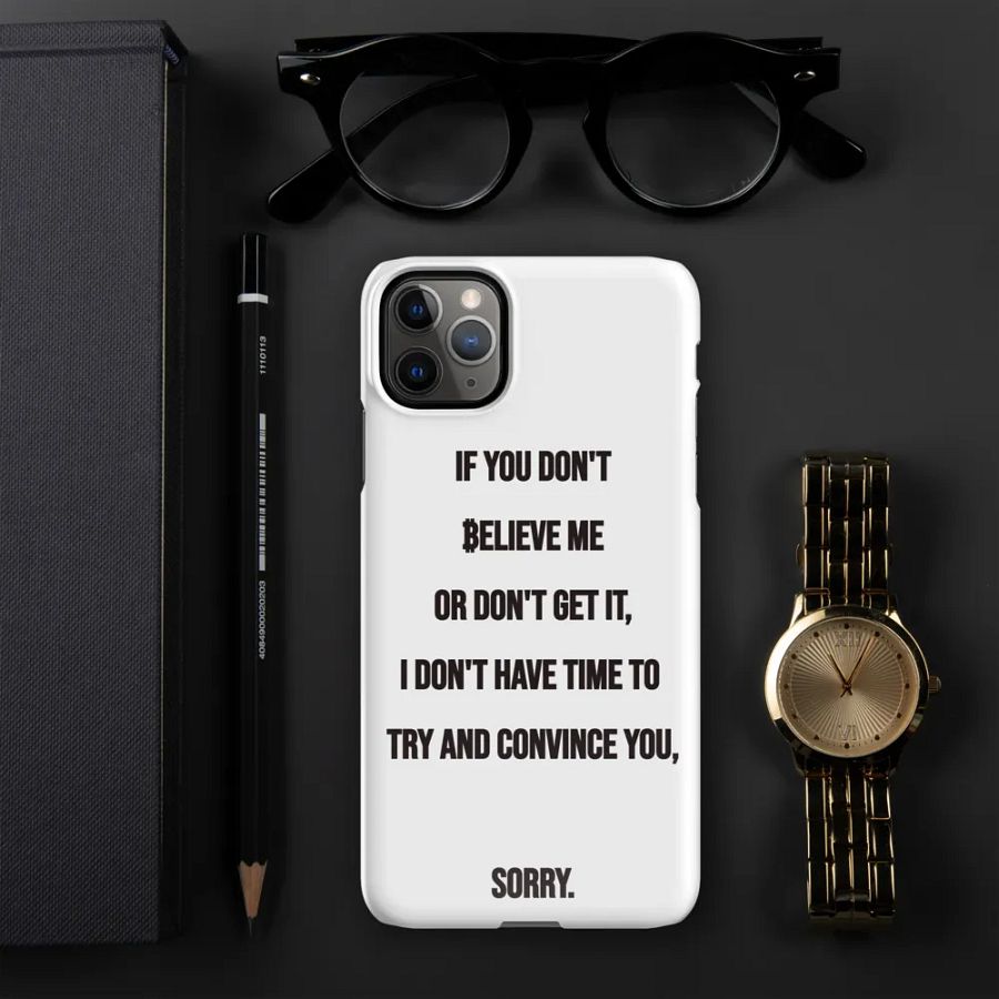 SATOSHI Quote - iPhone Snap Case product image (48)