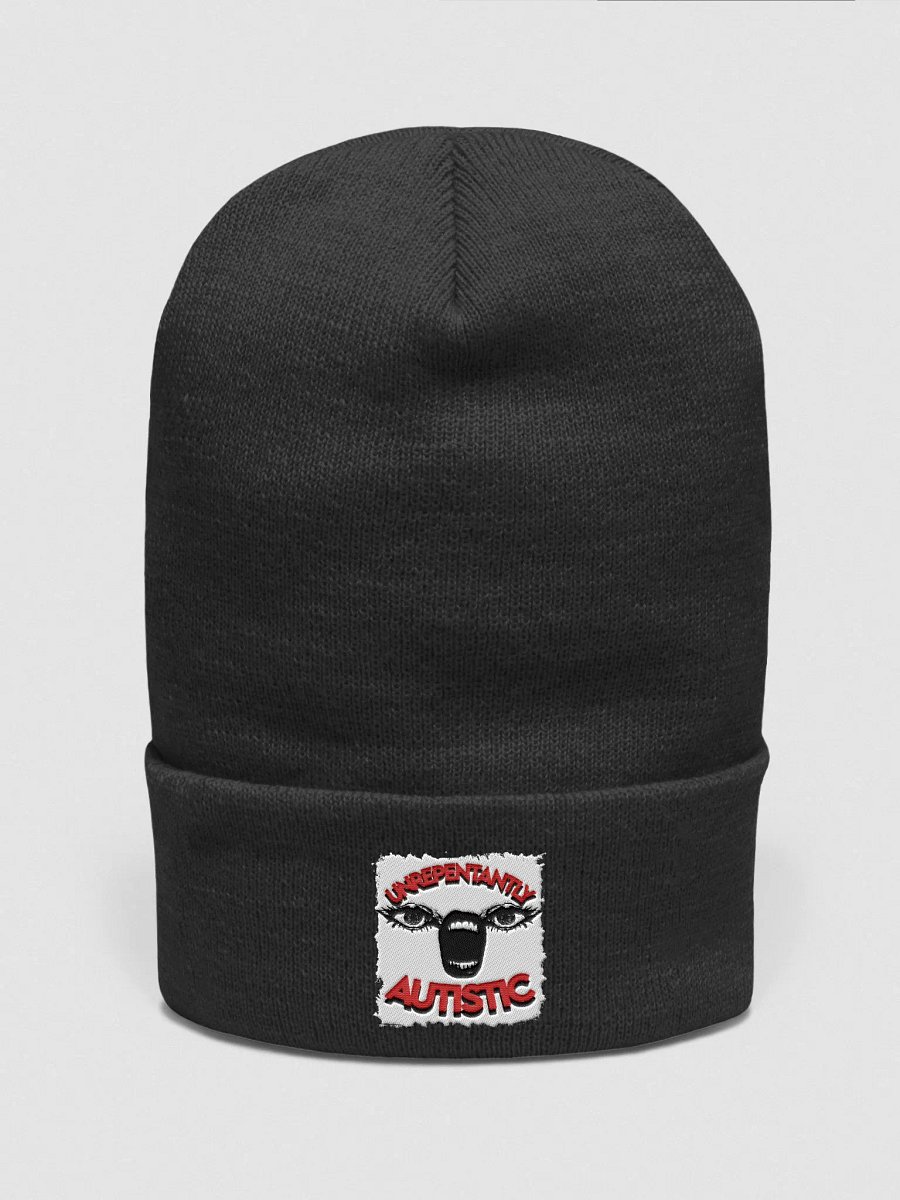 Unrepentantly Autistic Embroidered Beanie product image (2)