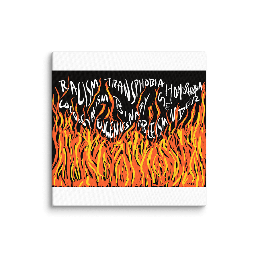 Burn The Big Ones Down canvas print product image (10)