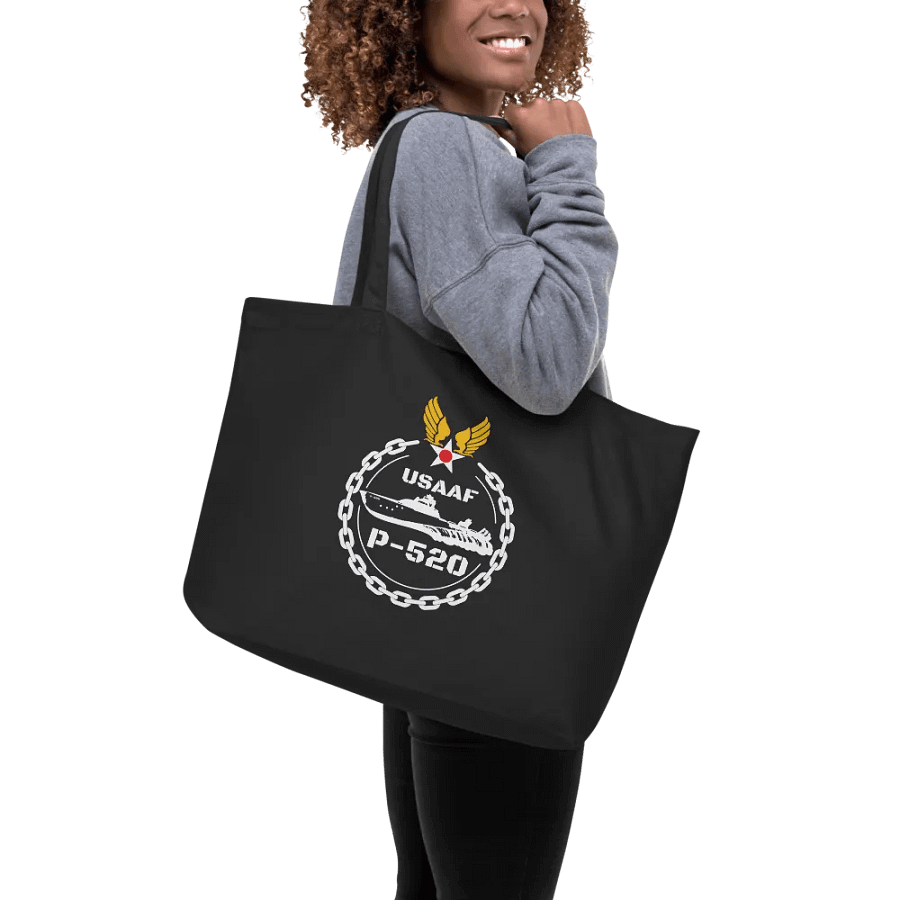 P-520 Crashboat Organic Cotton Twill Tote Bag product image (9)