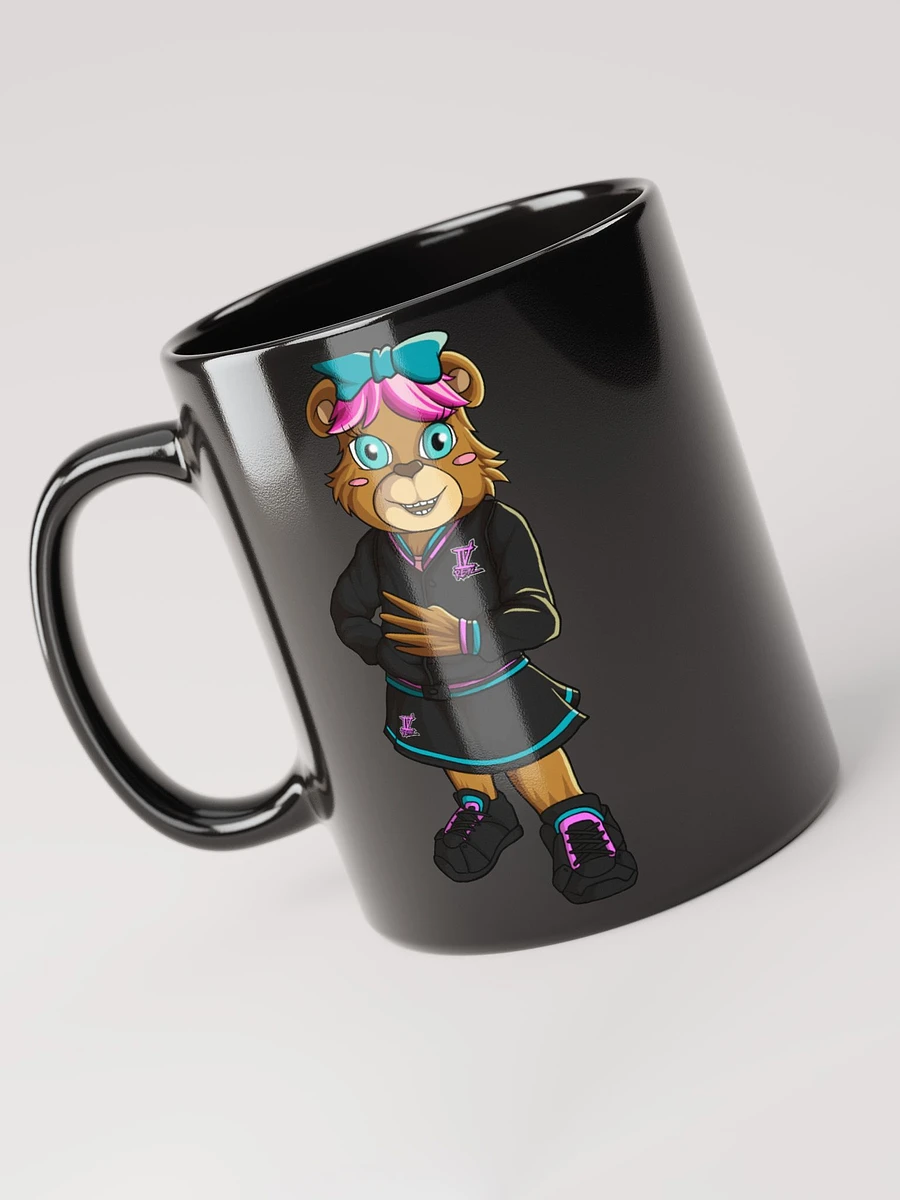 Standing Girl Bear Black Coffee Cup product image (4)
