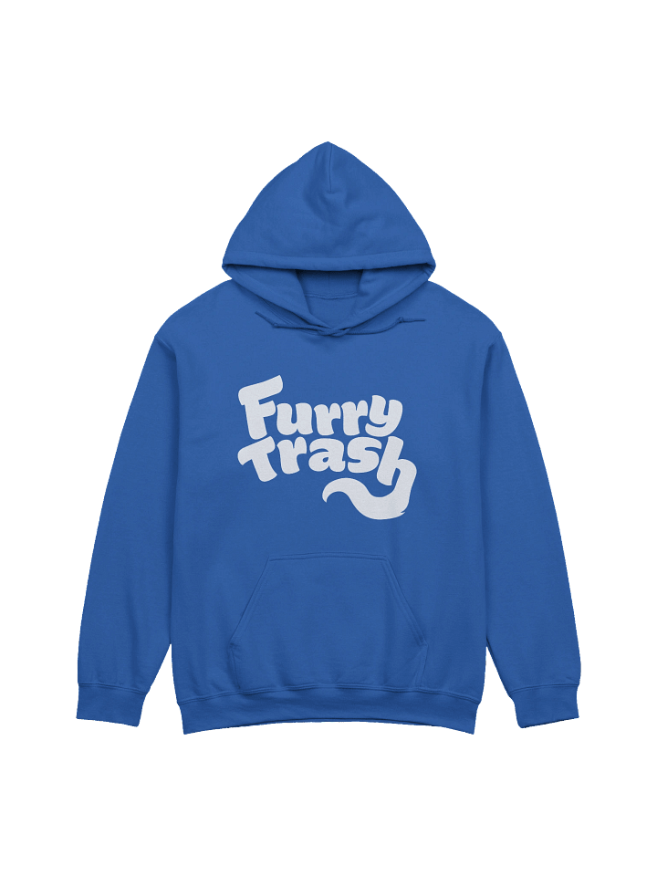 Furry Trash Hoodie – Bubble Logo (White Print) product image (5)