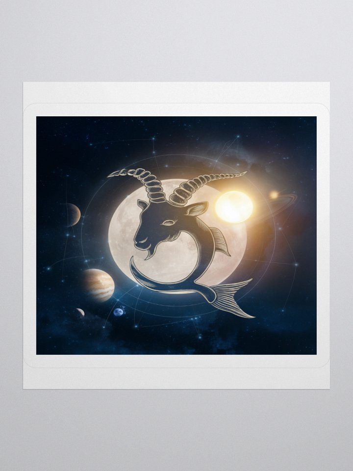 Capricorn Celestial Sign Sticker product image (2)