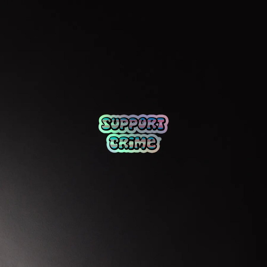 Trans Crime HOLO Sticker product image (4)