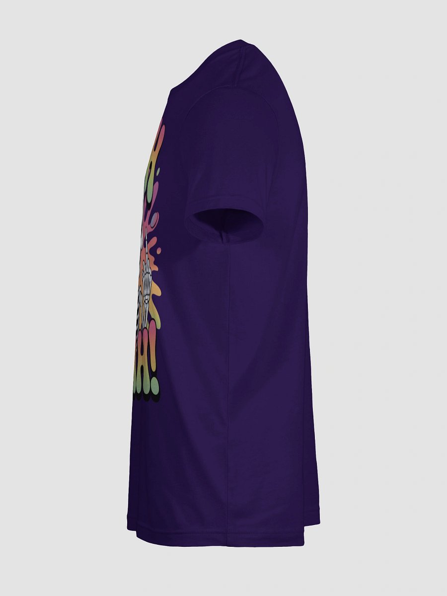 Sassy psychedelic Skeleton 'NAH BRAH!' T-Shirt - Hein Signature Studios product image (102)