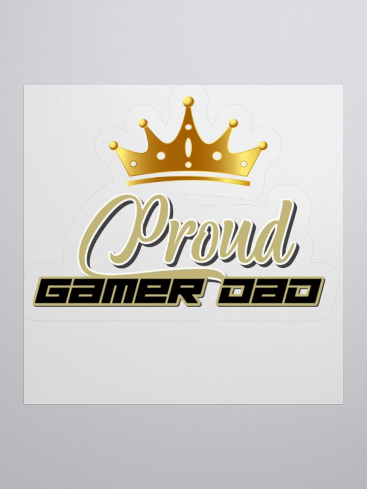 Wicked Gamer Dad Kiss Cut Stickers product image (2)