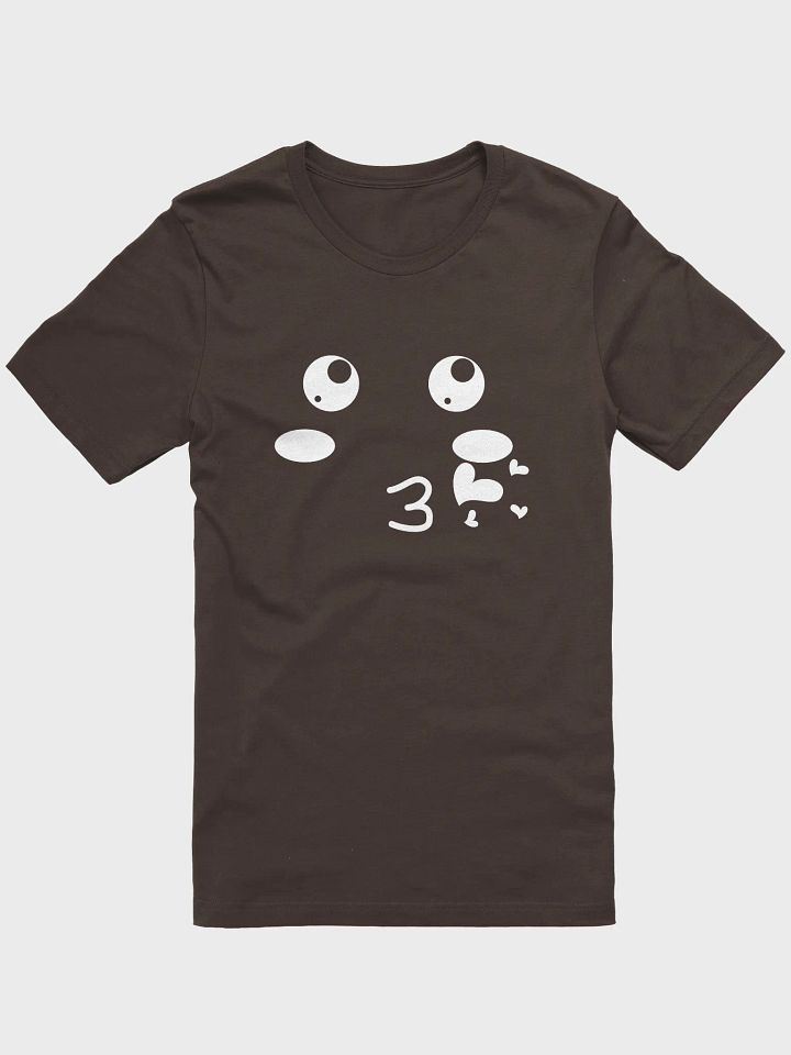 Flying Kiss Smiley Unisex T-Shirt | Bella+Canvas Supersoft T-Shirt product image (1)