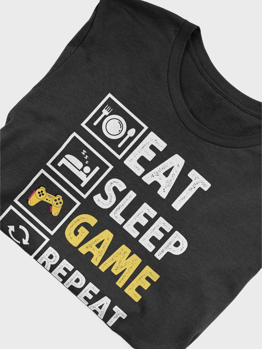 Eat Sleep Game Repeat T-Shirt | Game Lover Shirt product image (5)