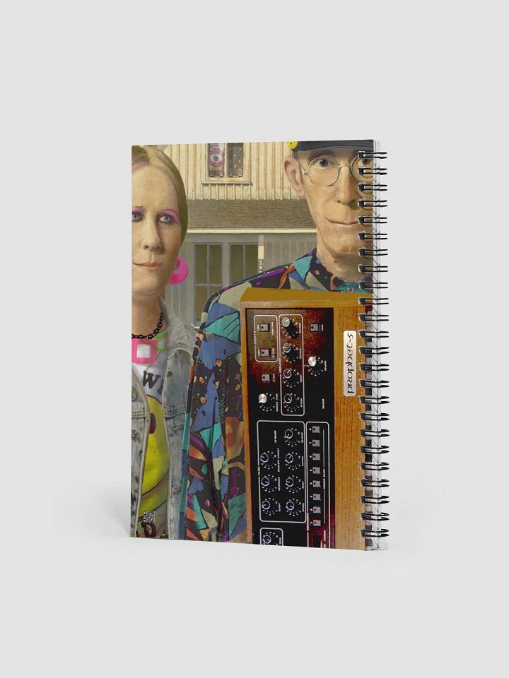American Prophet by Frank Fonik, EDM Techno Spiral Notebook product image (2)