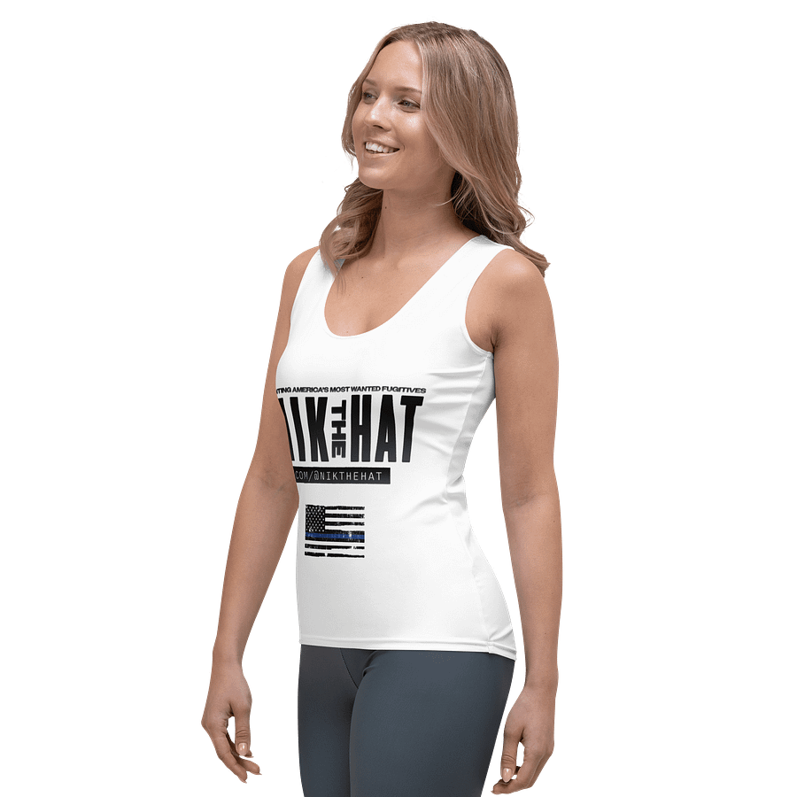Nik The Hat | BACK THE BLUE Fitted Tank – Summer ‘25 product image (3)