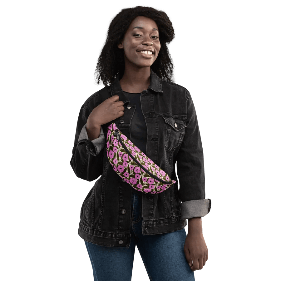 Dipladenia Dreams - Pink and Green - Fanny Pack product image (7)
