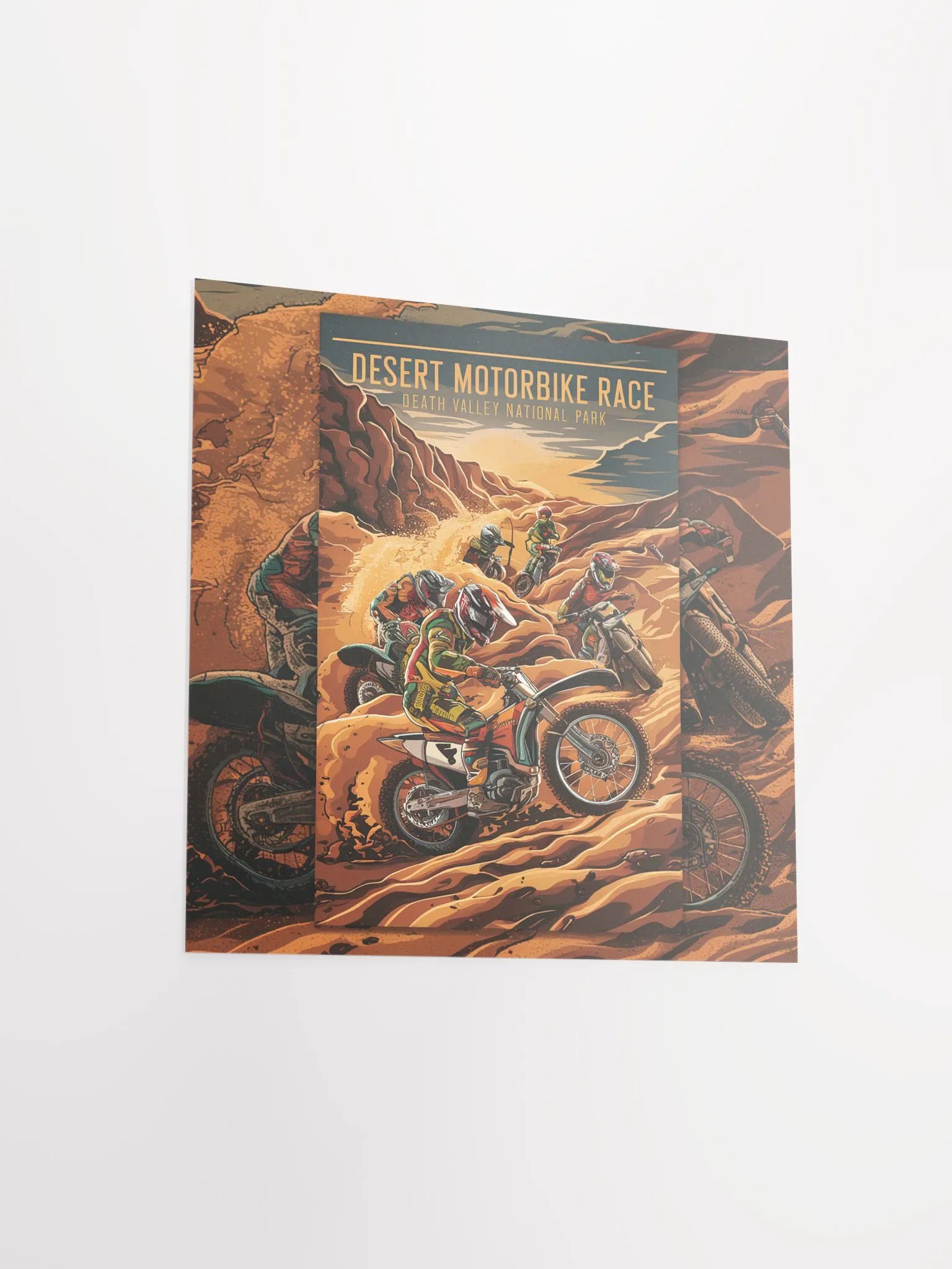 Desert Motorbike Race - Matte Poster product image (9)