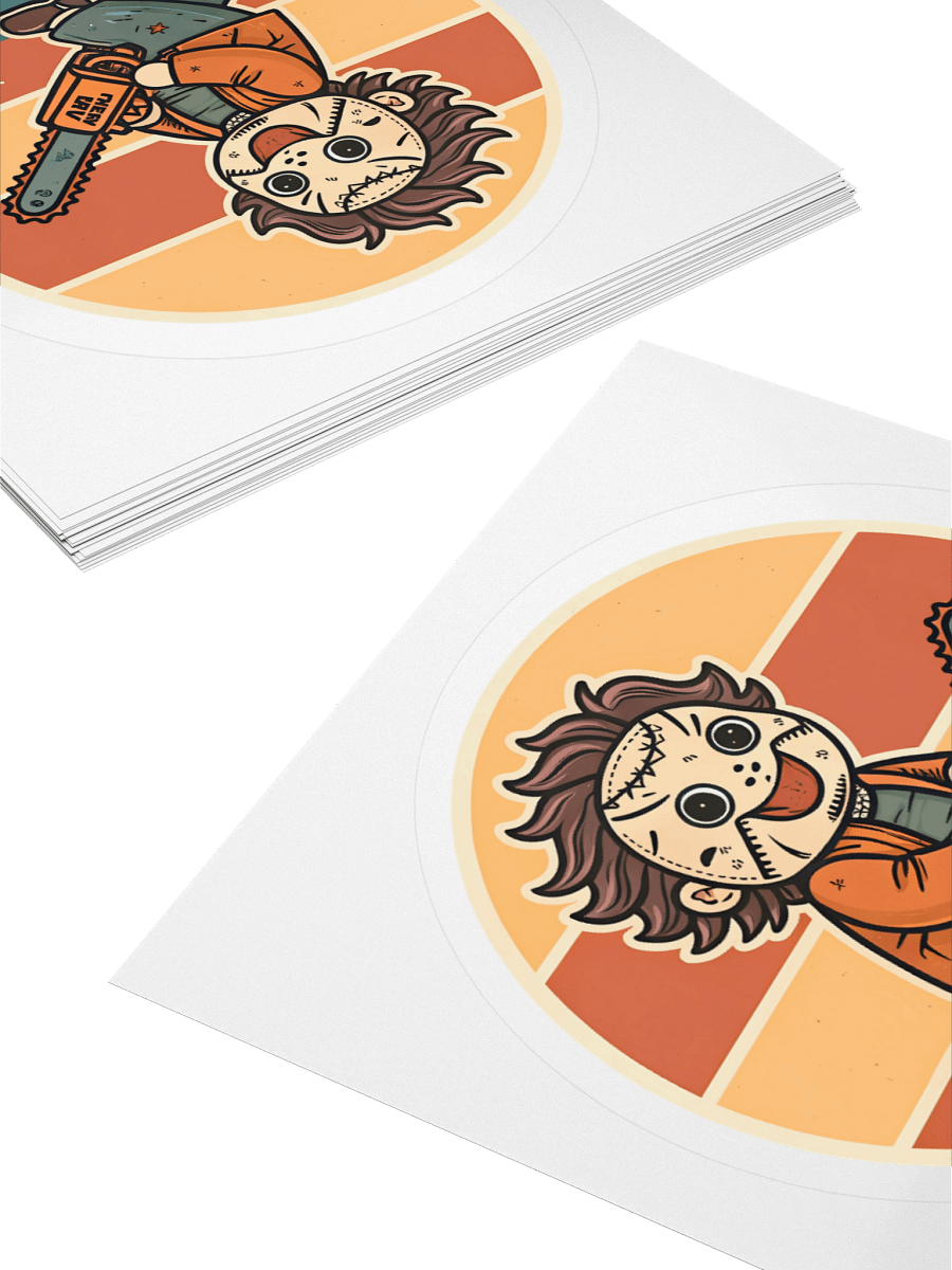 Cute Chainsaw Masker Sticker product image (4)