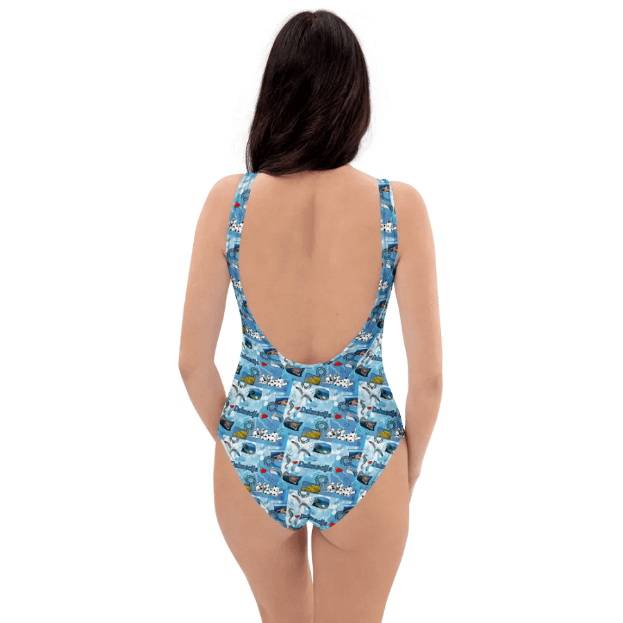 Sea design Dalmacija summer - (photoshop by Dina R.) - One-Piece Swimsuit product image (5)
