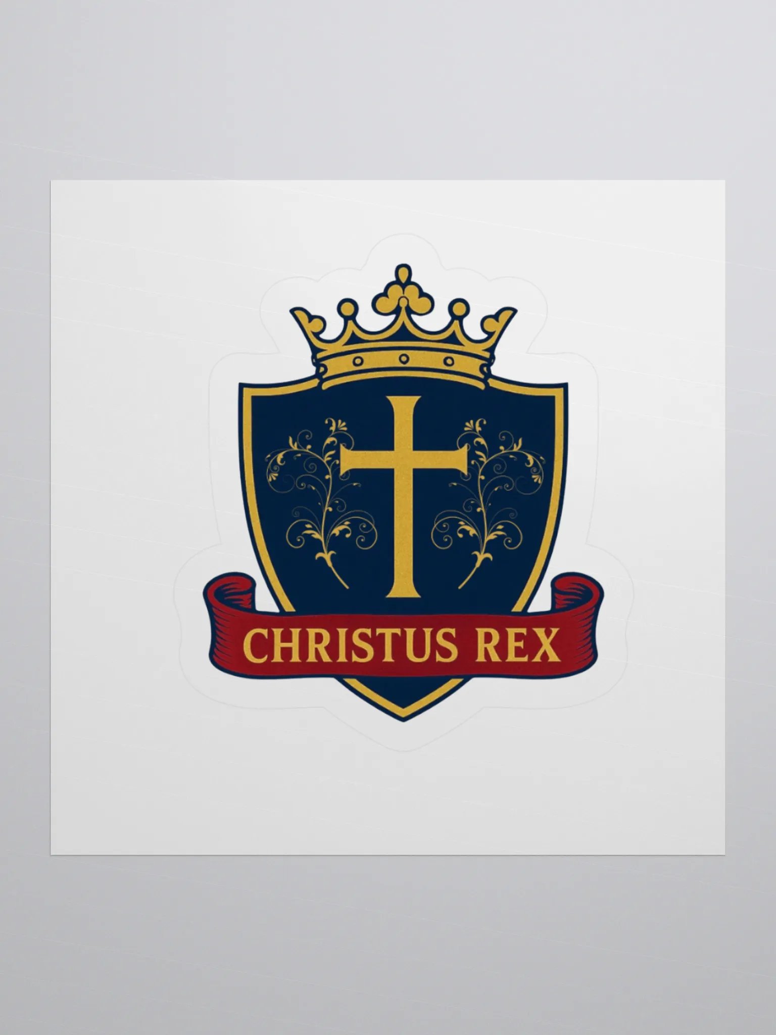 Christus Rex sticker product image (2)