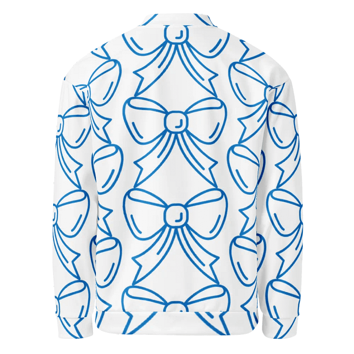 Blue Bow Extravaganza Bomber Jacket product image (2)