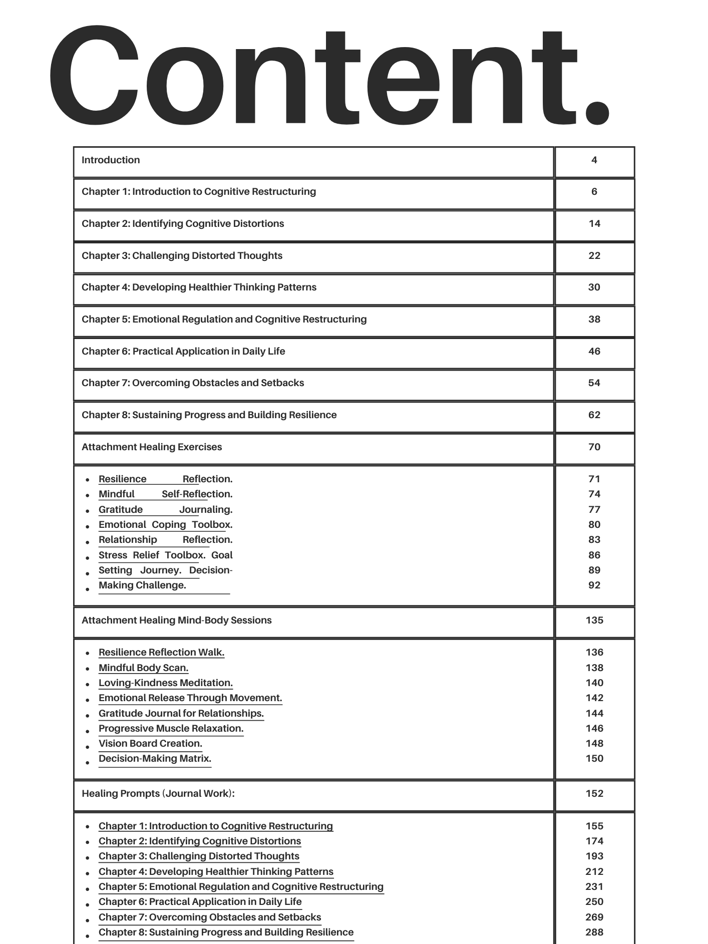 Cognitive Restructuring Workbook product image (2)