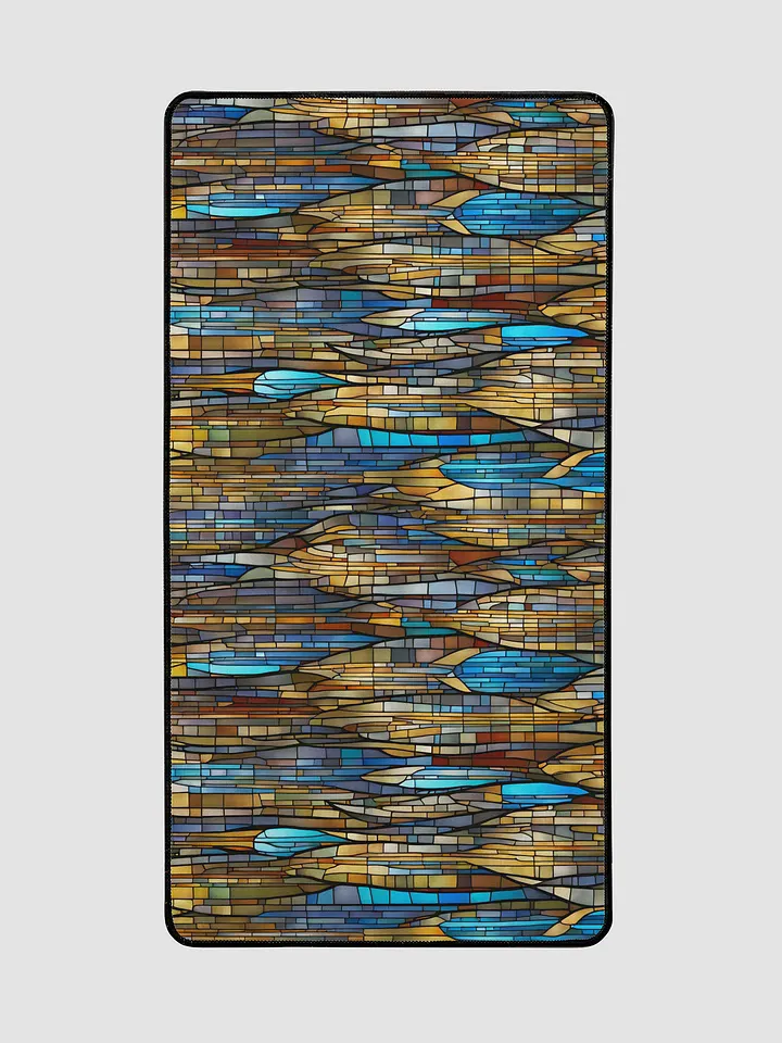Abstract Waterfall Stained Glass Deskmat product image (2)