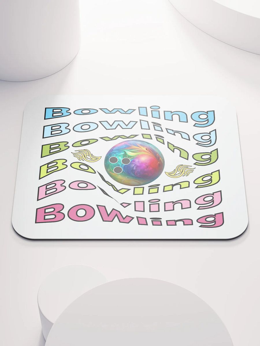 Bowling Swirl Blast Mouse Pad product image (1)