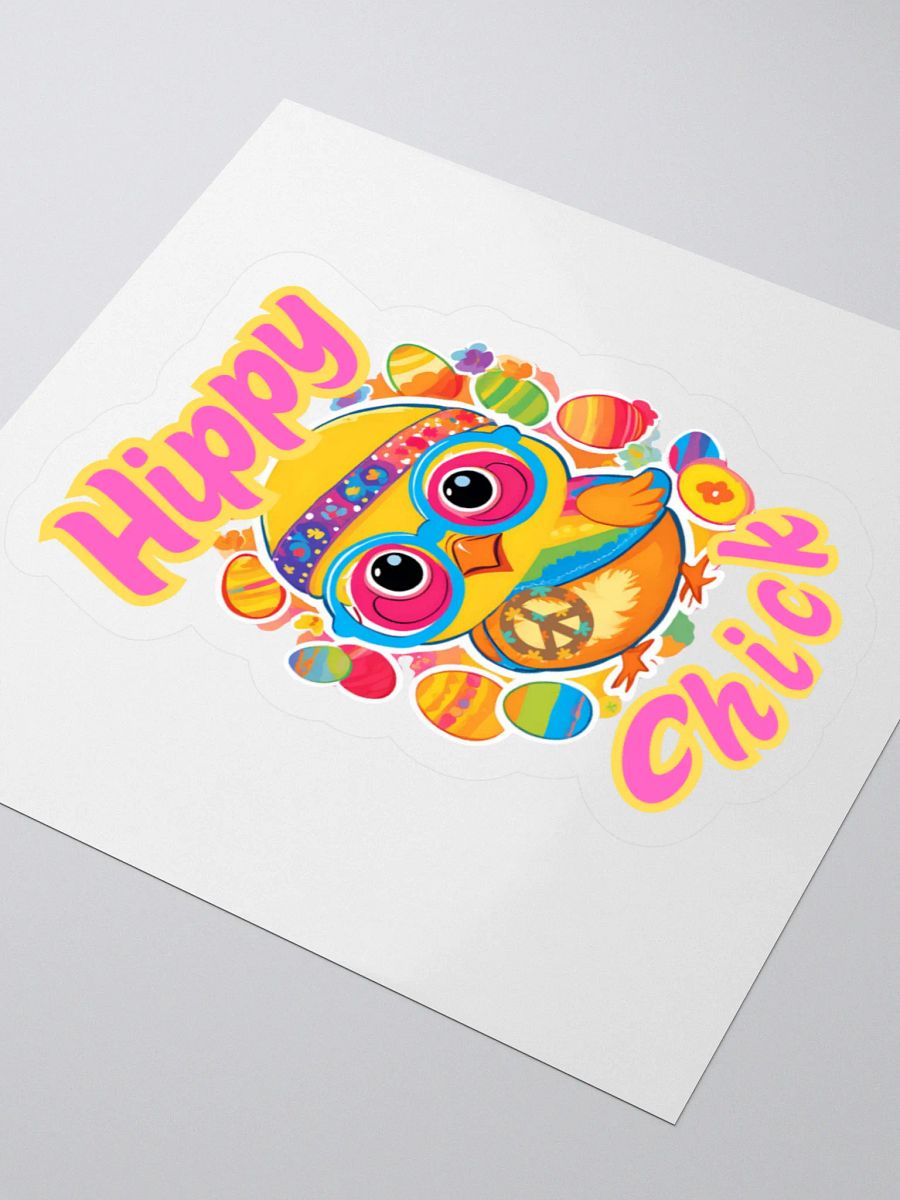Hippy Chick Easter Sticker product image (9)