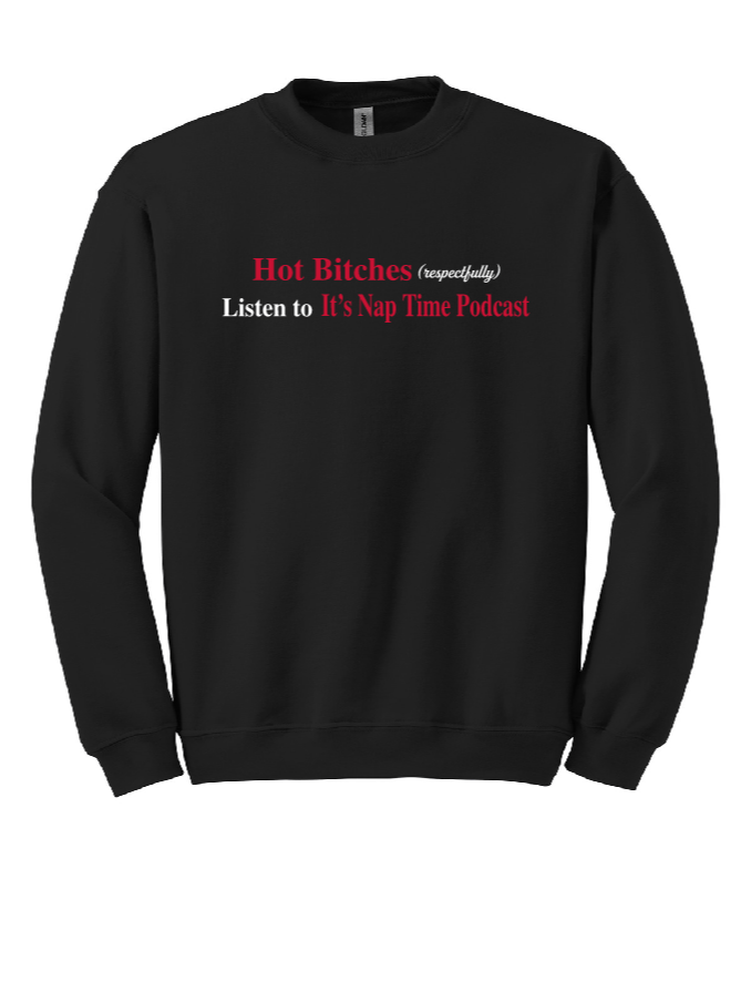 BLACK CREWNECK - HOT BITCHES product image (1)