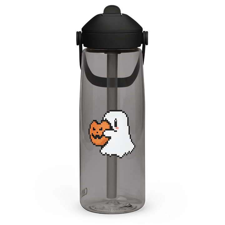 Pumpkin Ghost Flip Straw Water Bottle product image (1)