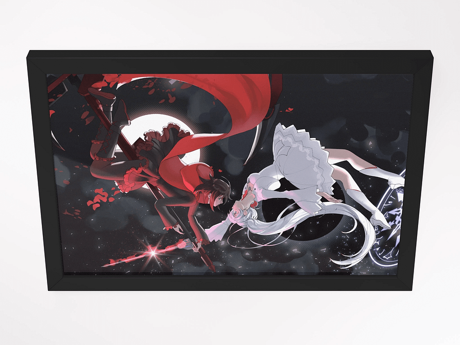 WHITEROSE ♦️💮♦️ FRAMED PRINT (L) product image (2)