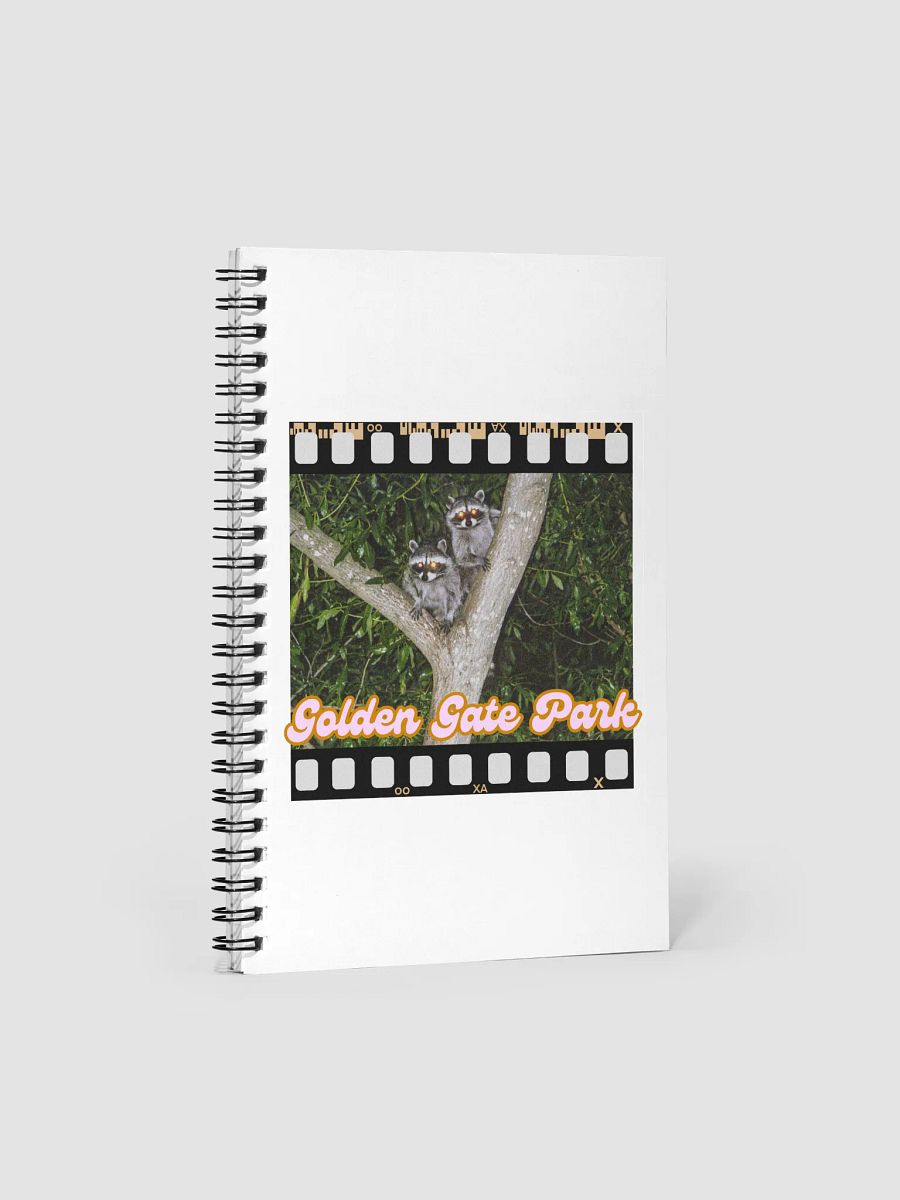 Golden Gate Park Raccoons Notebook product image (1)