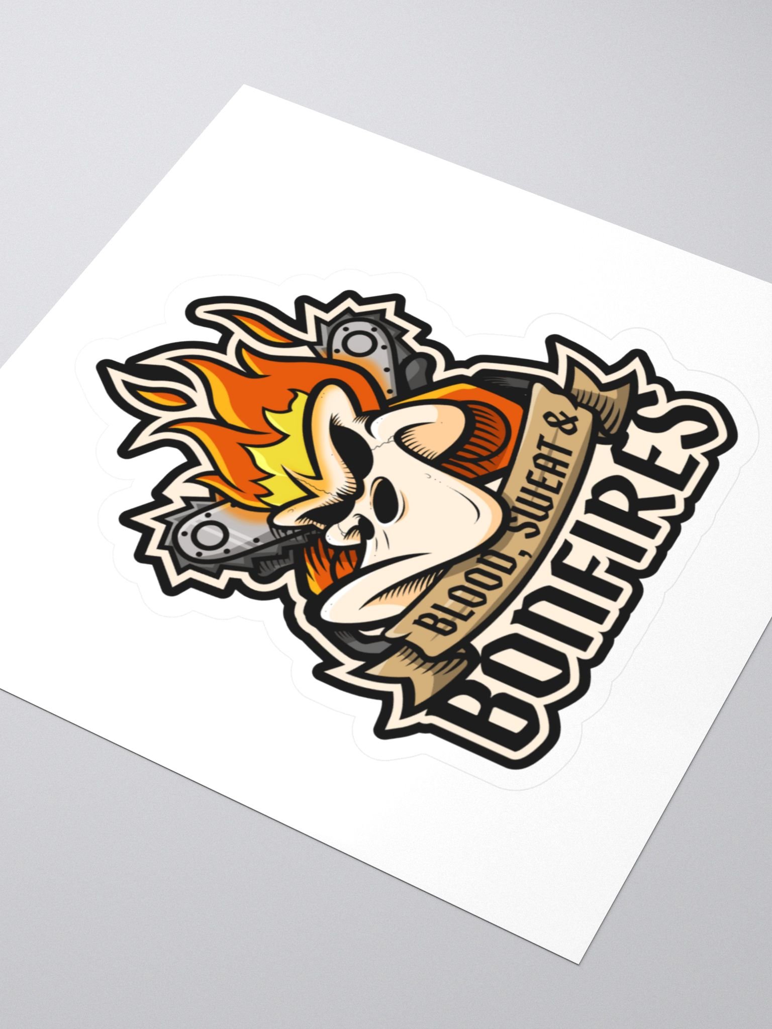 Flaming Duck Sticker product image (4)