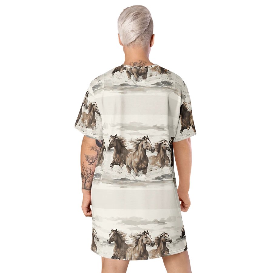 Galloping Grace Horse T-Shirt Dress product image (15)