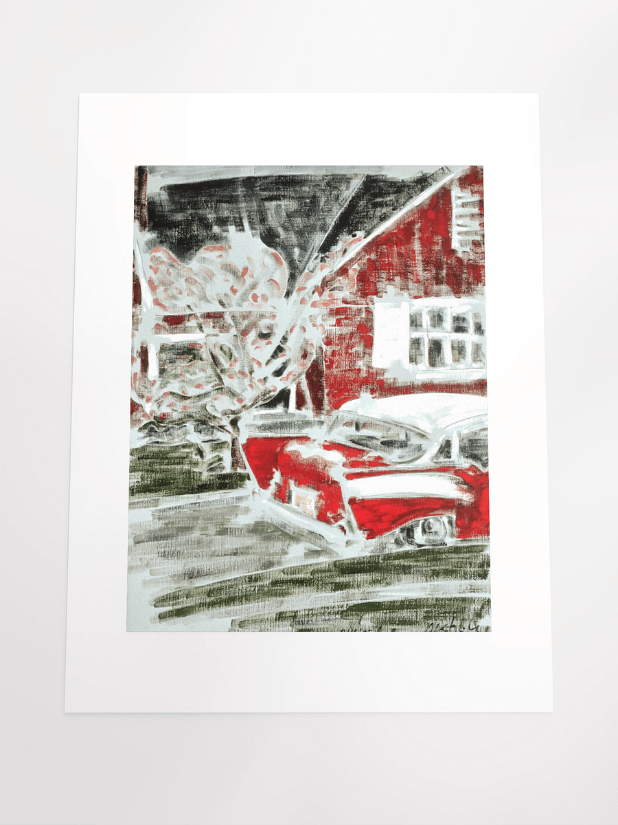 In the Window Behind the Woman (1985) print product image (5)