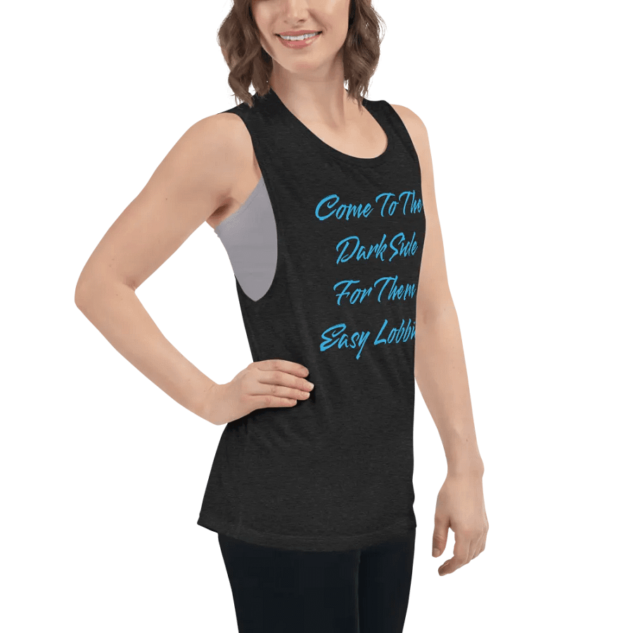 Glitchy Message Flowy Muscle Tank product image (7)