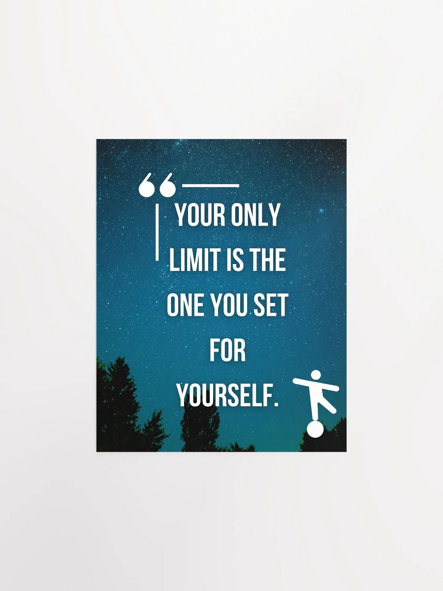 Only Limit Sustainable Poster product image (3)