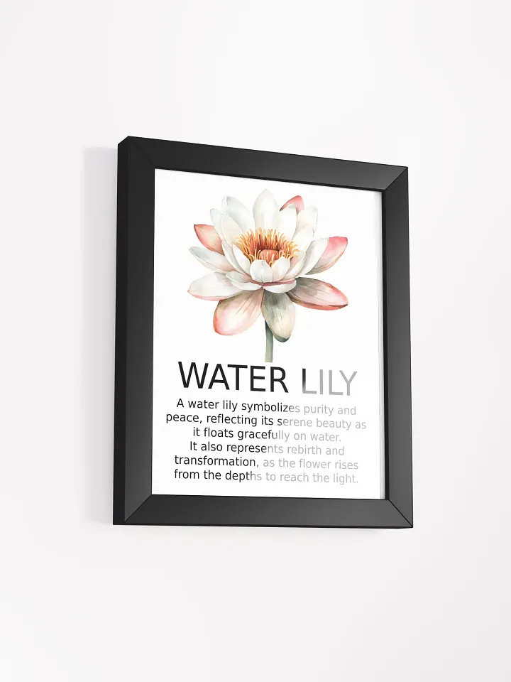 Serene Lily: Framed Matte Poster product image (2)