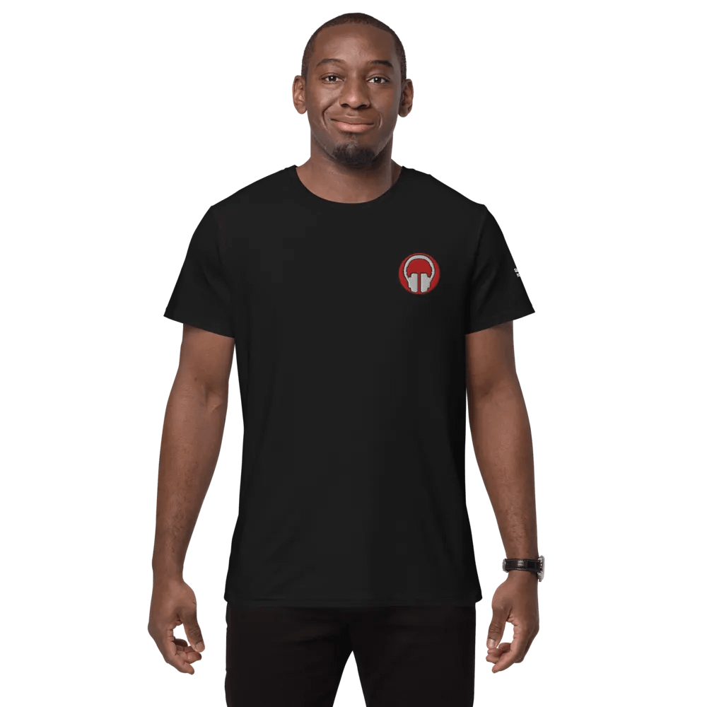 Printful Premium Iconic Headphones Heavyweight Cotton T-Shirt product image (9)