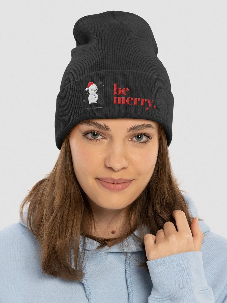 Be Merry Snowman Beanie product image (10)
