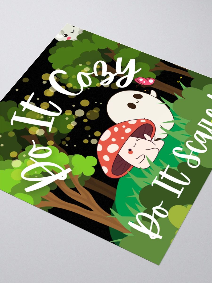 Do It Cozy, Do It Scared | Sticker product image (3)