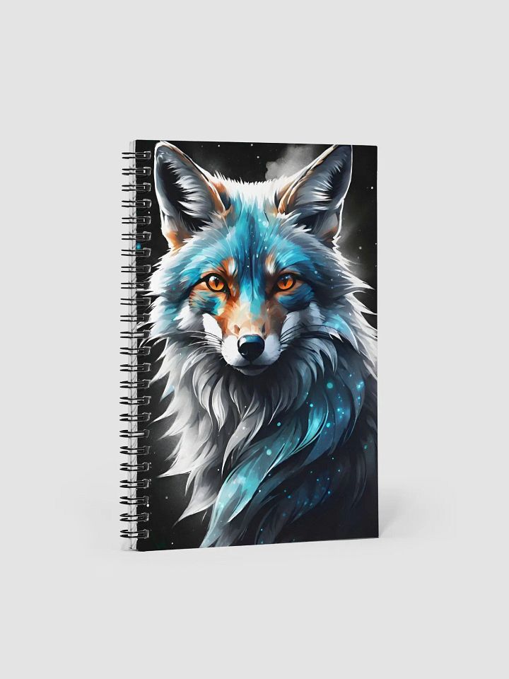 Celestial Fox Spiral Dreams Notebook product image (1)