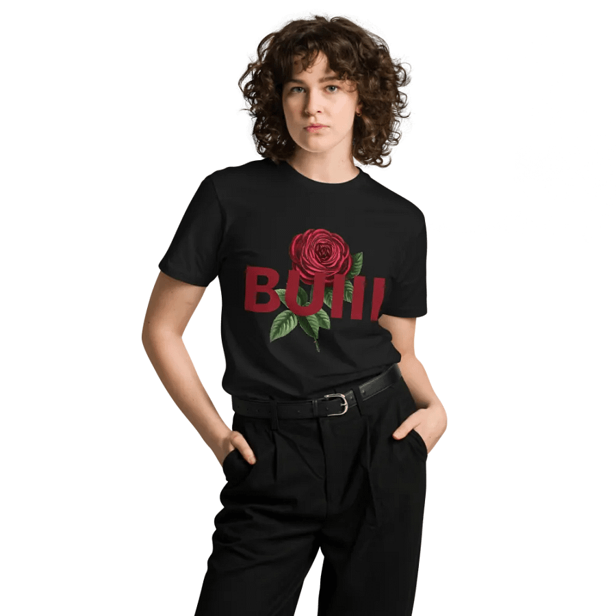 BUIII Logo Rose T-shirt product image (12)