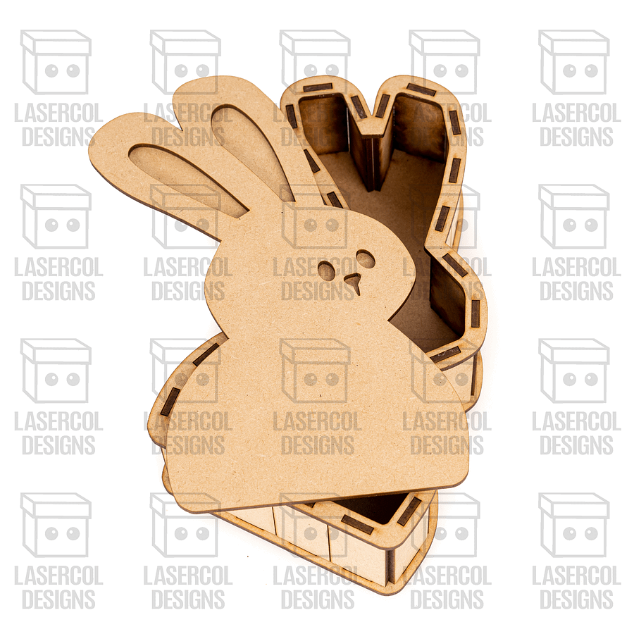 Easter Bunny Shaped Boxes Set 2 - Laser Cut Files product image (10)