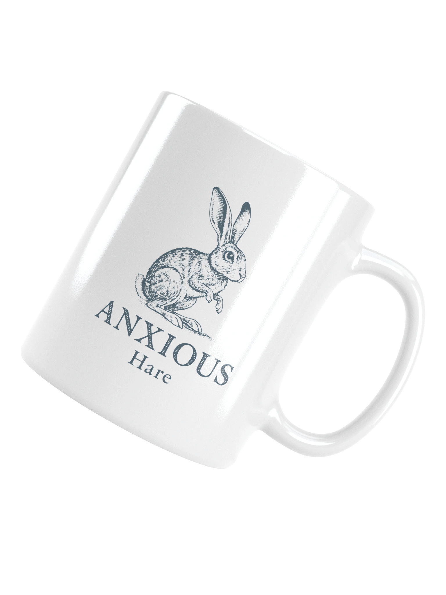 Anxious Hare Ceramic Mug product image (5)