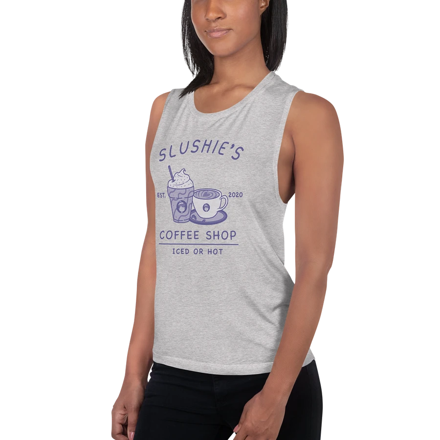 Slushie's Coffee Shop (Purple) | Women's Muscle Tank product image (3)