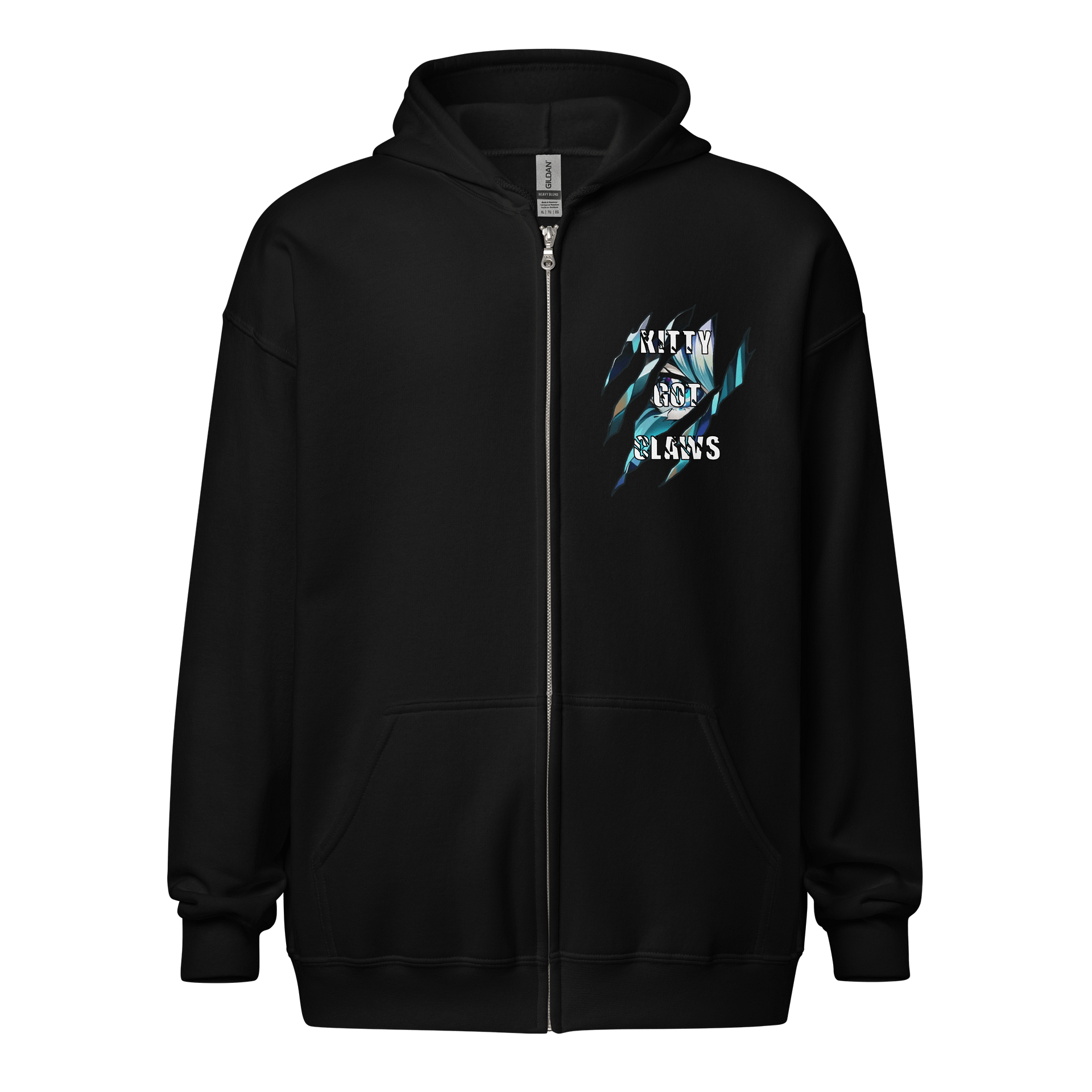 Clawed Typography Zip Hoodie product image (1)