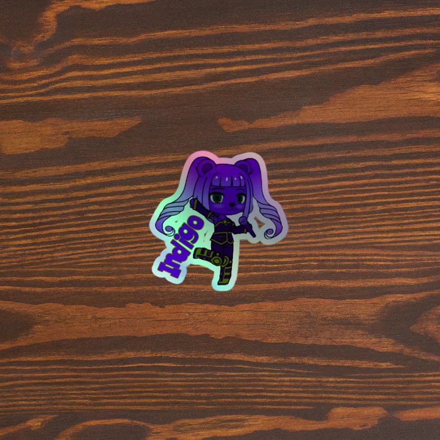 Indigo - Shadow Bears - rainbow sticker product image (3)