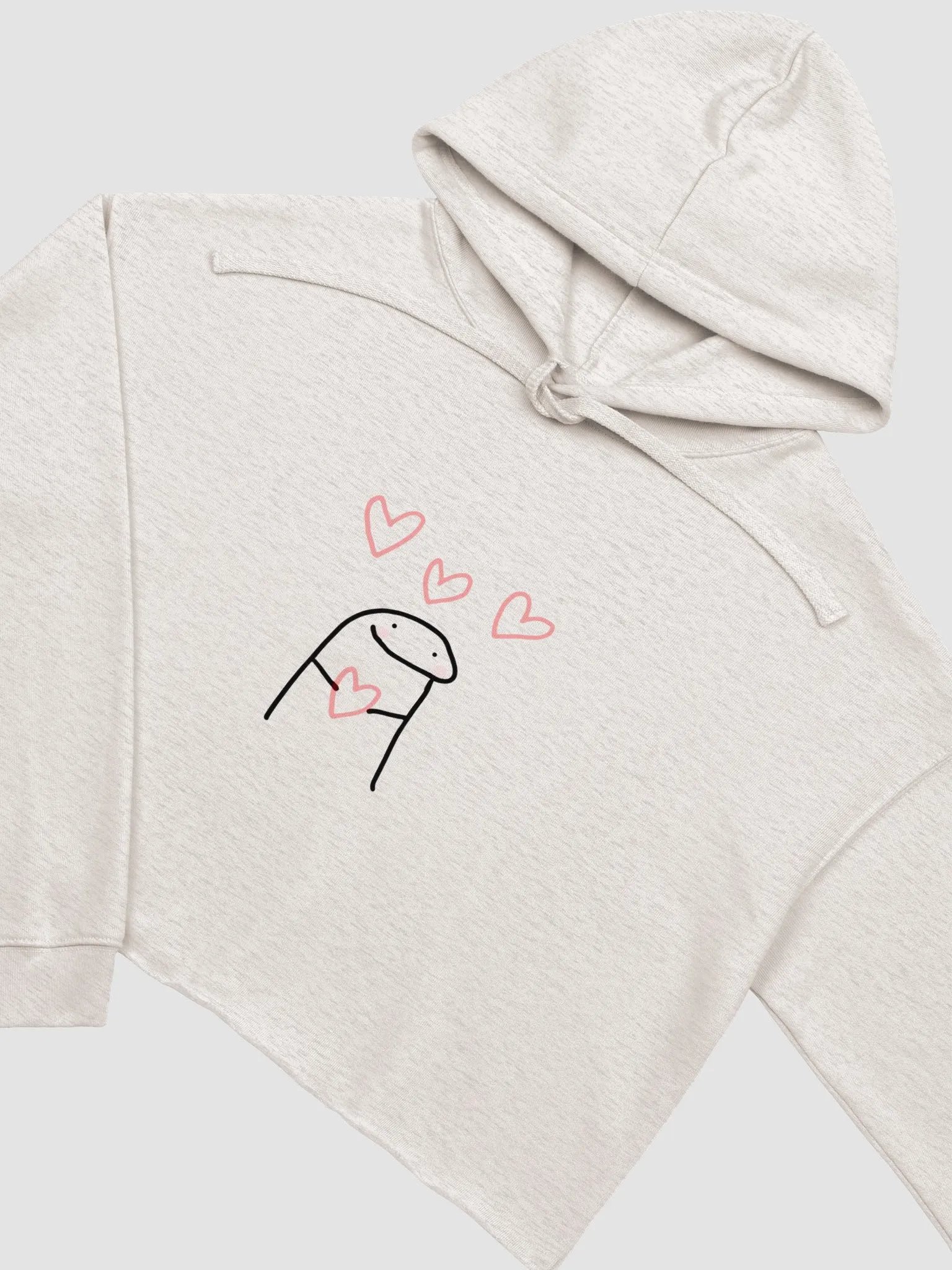 Heartfelt Meme Cartoon Character Crop Hoodie product image (10)
